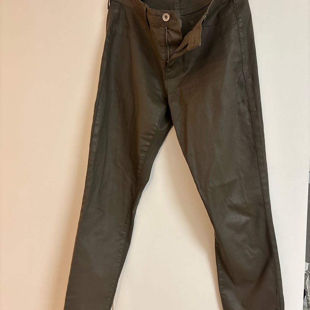 Women Olive Green Pants Banana Republic